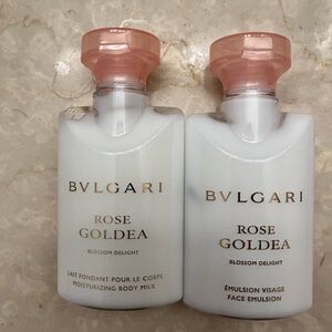 Bulgari Rose Goldea Blossom Delight Moisturizer & Emulsion - Pink and White